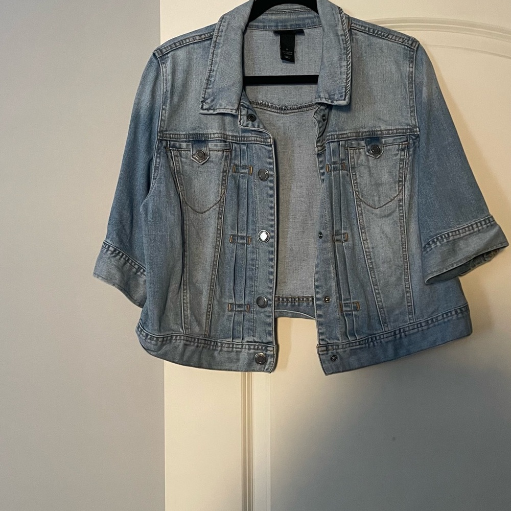 Lane Bryant Light Blue Denim Jacket